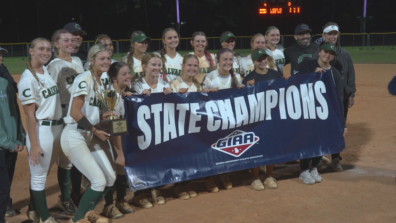 Calvary Christian Wins Second Straight GIAA Class 4A Softball Championship