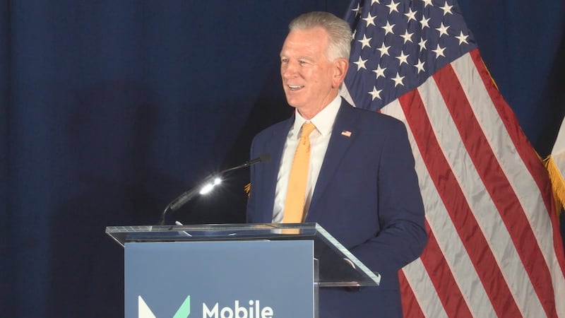Alabama Senator Tommy Tuberville visited Mobile Tuesday morning for the Mobile Chamber’s Forum...
