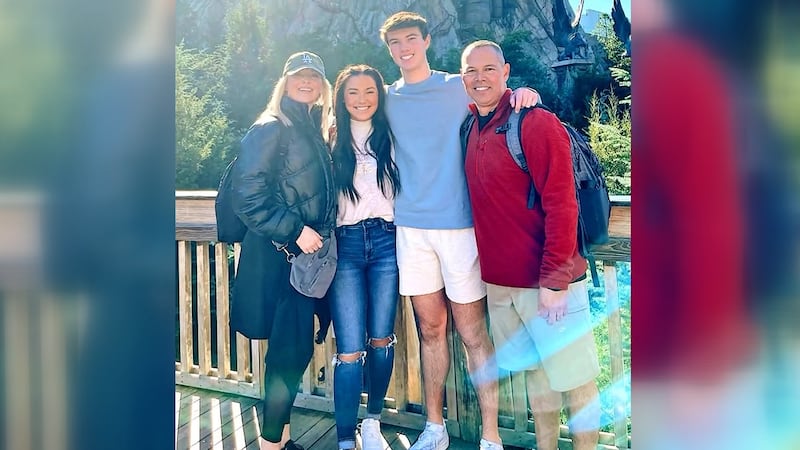 Dylan Pegues and family