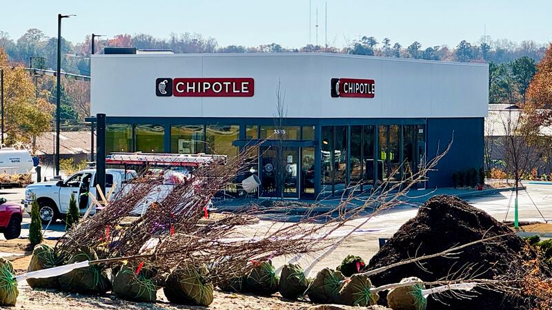 Crews are adding the final touches to Phenix City’s first Chipotle location.