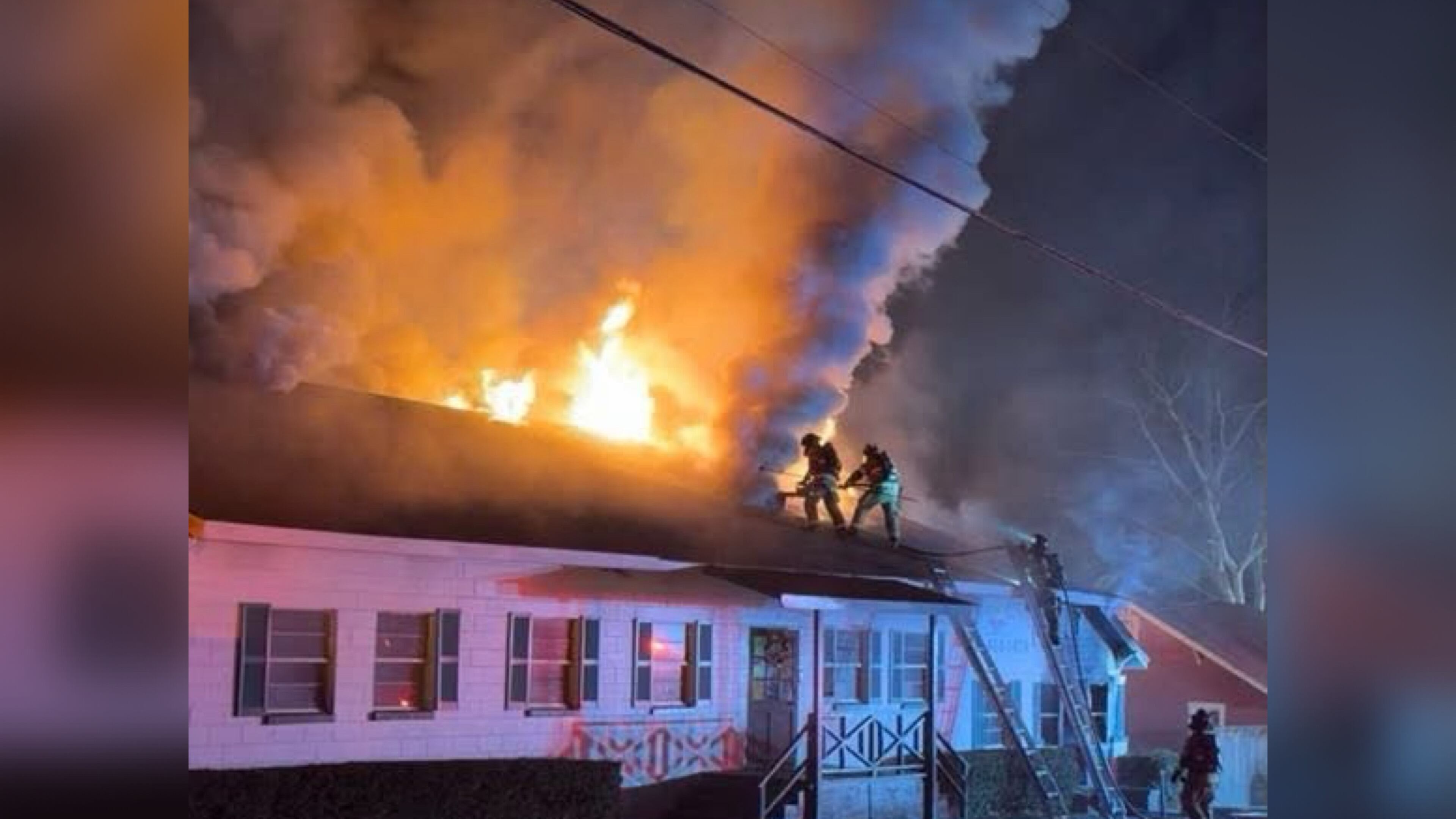 Local churches and parents assist with salvage efforts in freezing temperatures