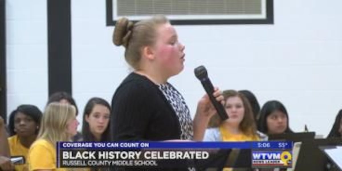 Russell Co. Middle School hosts black history celebration